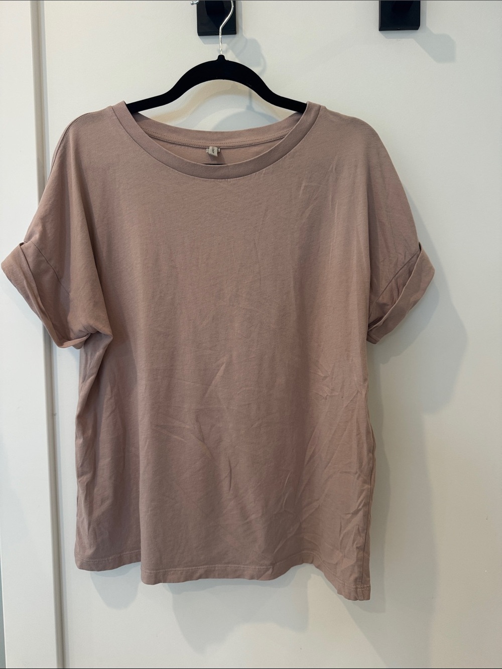 All saints Mauve tee in Blush M/L